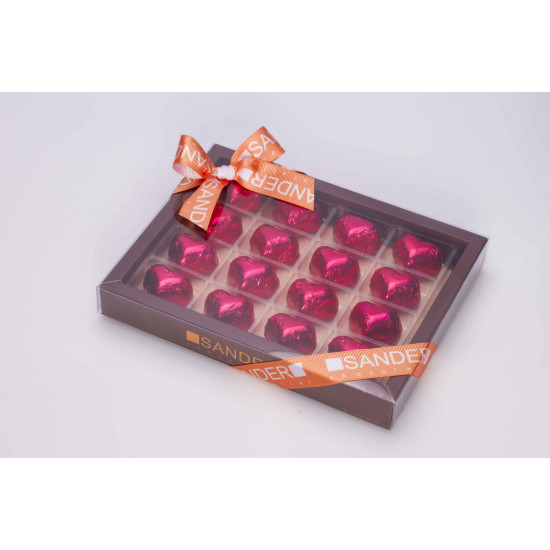 Caja 16 Bombones corazón de Sander Chocolatier Caja 16 Bombones corazón de Sander Chocolatier