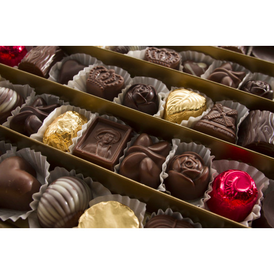 Caja de 50 bombones premium Sander Chocolatier Caja de 50 bombones premium Sander Chocolatier