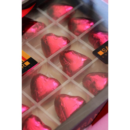 Caja 16 Bombones corazón de Sander Chocolatier Caja 16 Bombones corazón de Sander Chocolatier