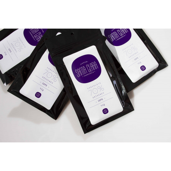 Barra de Chocolate 90% con Cacao Cepe Cacao Santa Clara Barra de Chocolate 90% con Cacao Cepe Cacao Santa Clara