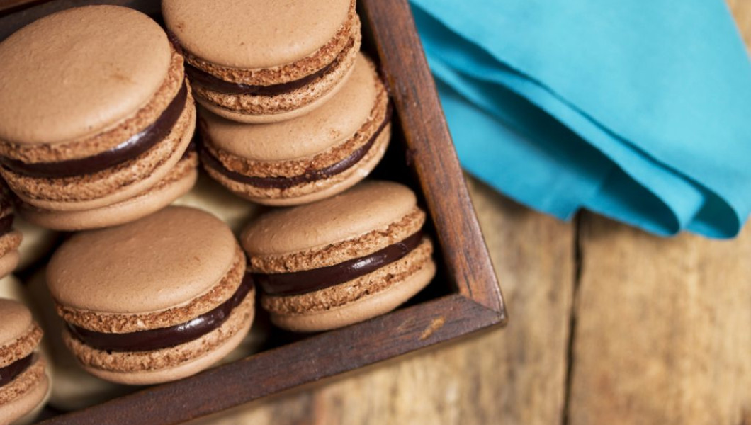 Macarons rellenos de ganache Macarons rellenos de ganache