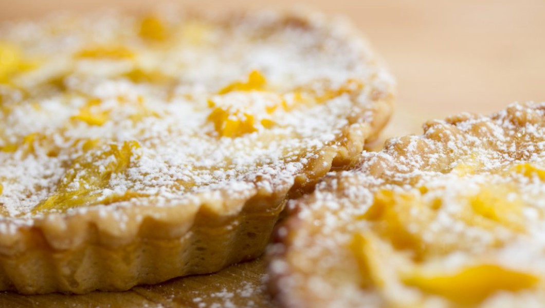 Tartaleta de crema y mango Tartaleta de crema y mango