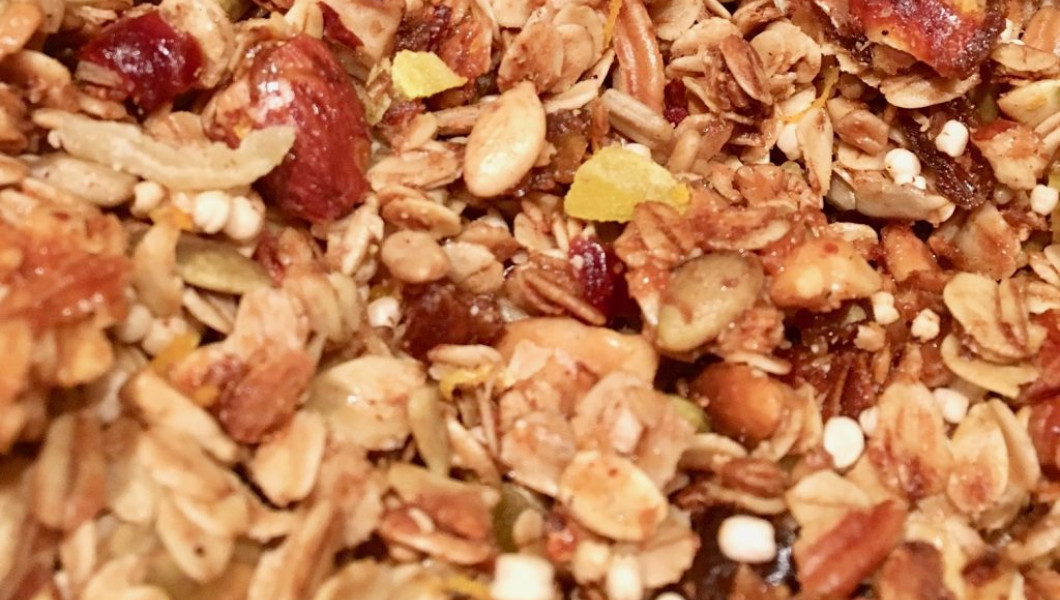 Receta de Granola casera de Cynthia Rodríguez Receta de Granola casera de Cynthia Rodríguez
