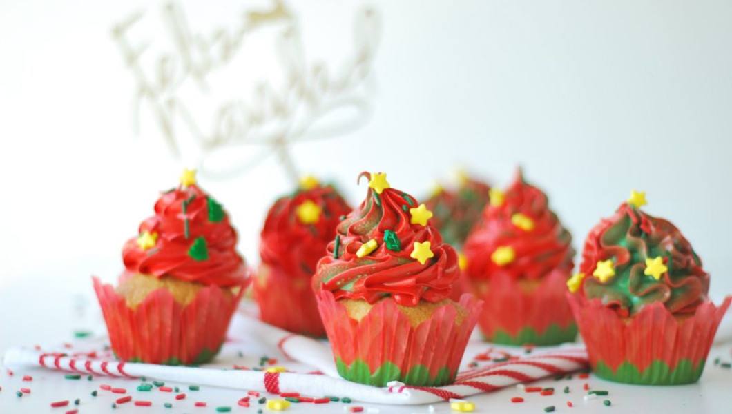 Cupcakes navideños: receta fácil para estas fiestas Cupcakes navideños: receta fácil para estas fiestas