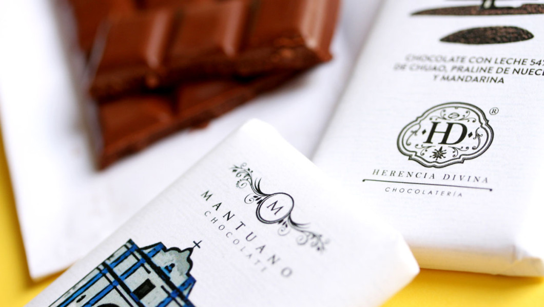 Mantuano Chocolates y Herencia Divina se unen en una tableta Mantuano Chocolates y Herencia Divina se unen en una tableta